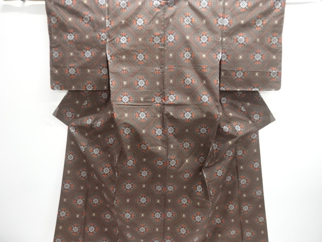 JAPANESE KIMONO / HANAMON SHOKō-MON ORI-DASHI HONBA MURAYAMA OSHIMA TS
